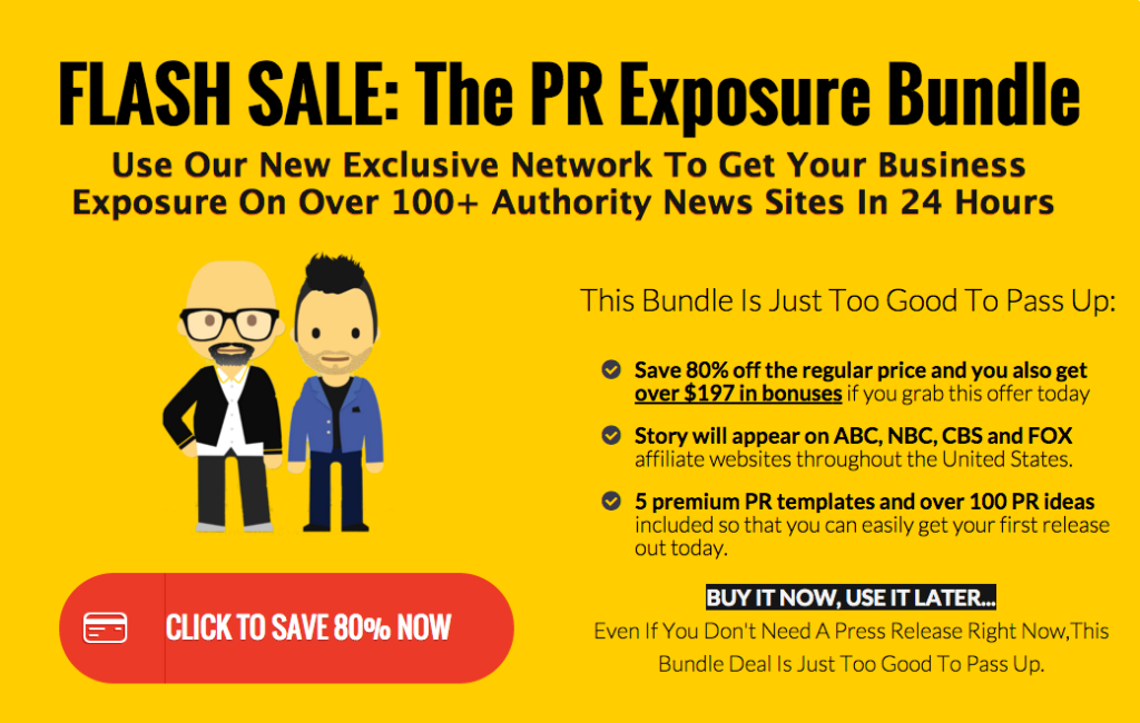 Simple Authority Marketing Offer with this PR Exposure Bundle